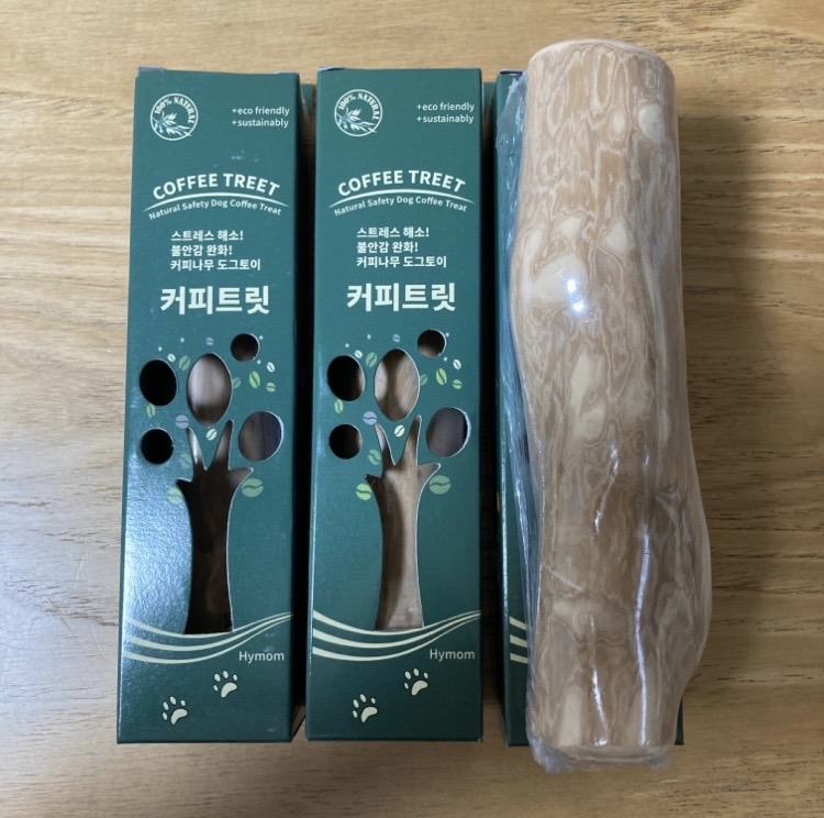 강아지 우드스틱/커피트릿 팝니다. 치석제거,이갈이장난감,스트레스완화장난감