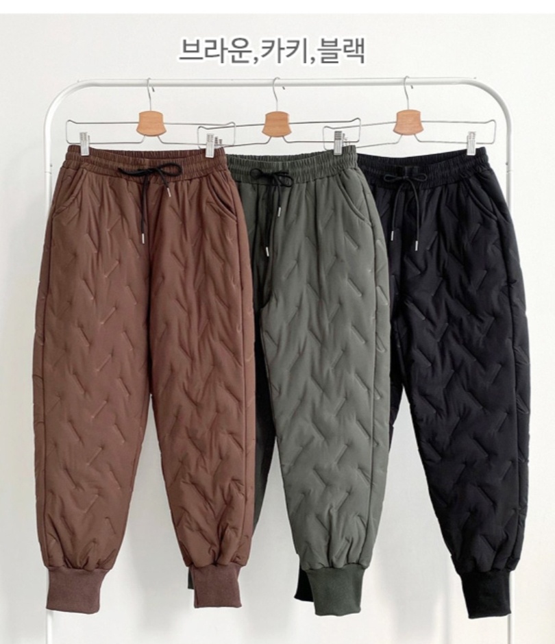겨울기모팬츠 깔깔이