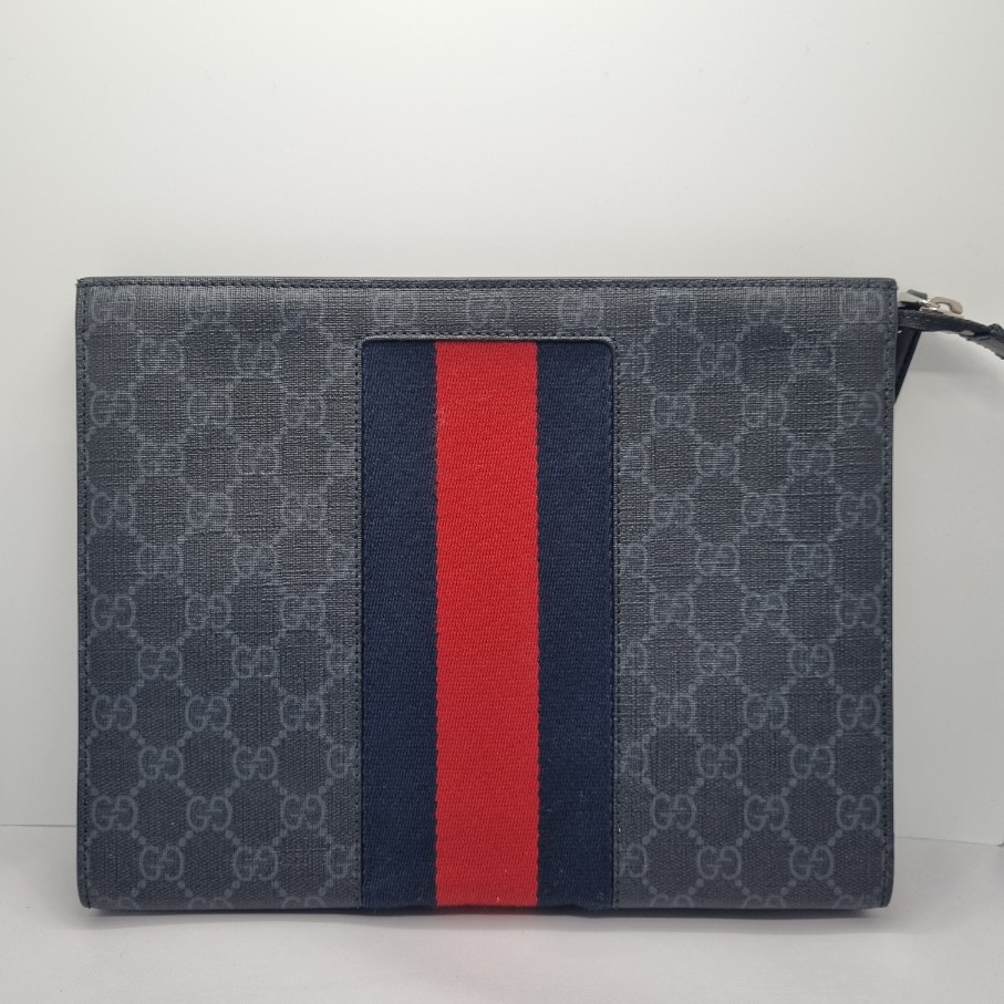 구찌 웹 삼선 클러치