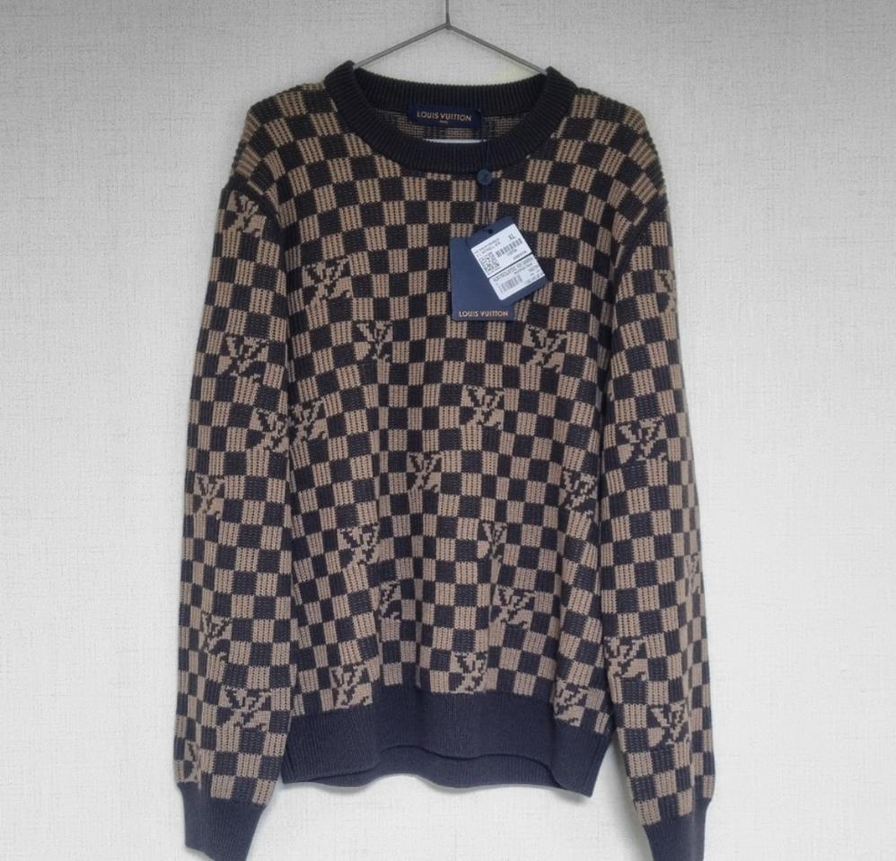 루이비통 모노그램 다미에 니트 새상품