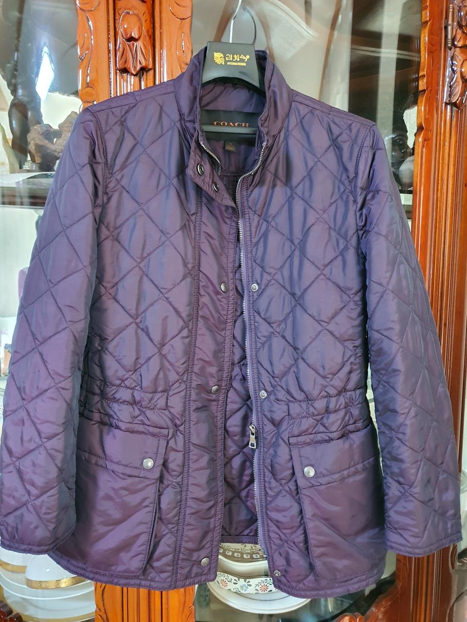 코치 퀄팅 자켓