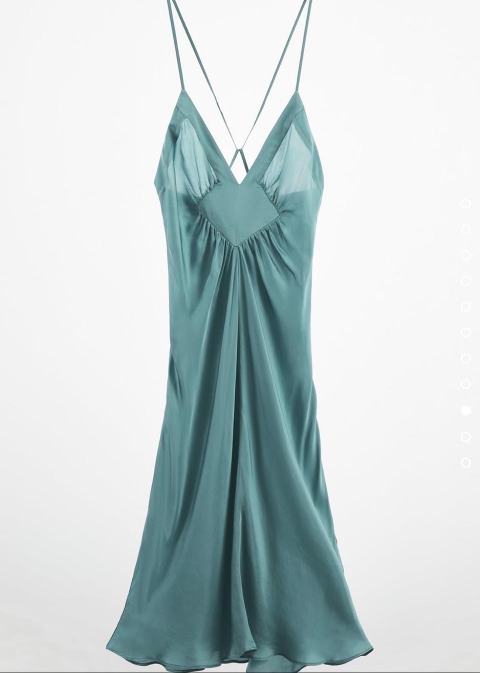 비스코스100% 실크 슬립 드레스 원피스 새상품 최종특가