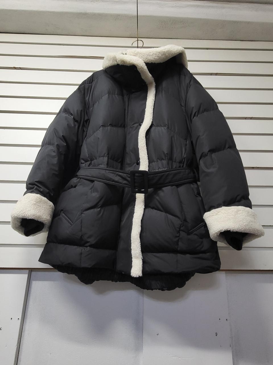 시스템 부클레 구스 다운 후드 점퍼