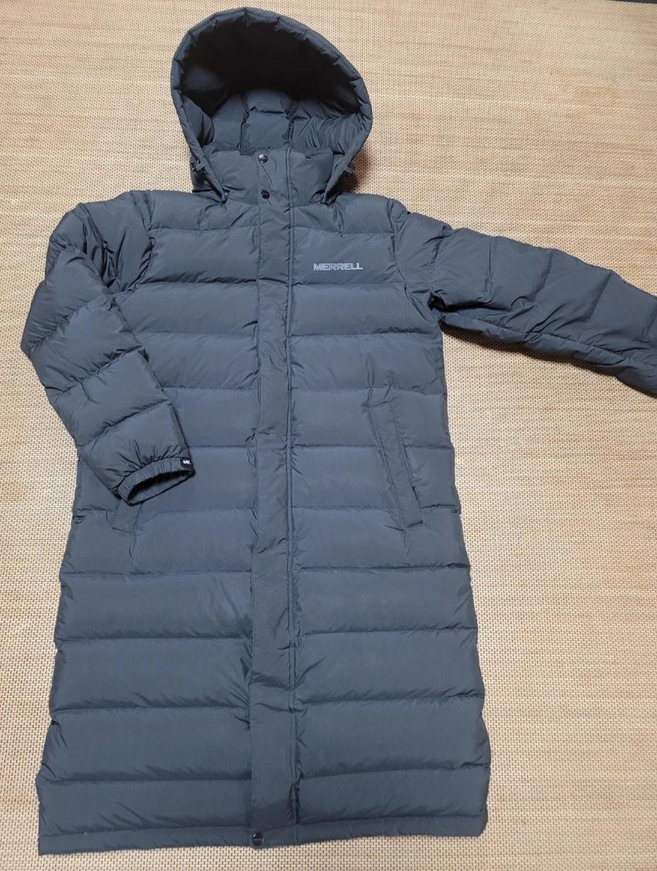 [남성95,M] 머렐 중경량 구스다운 롱패딩