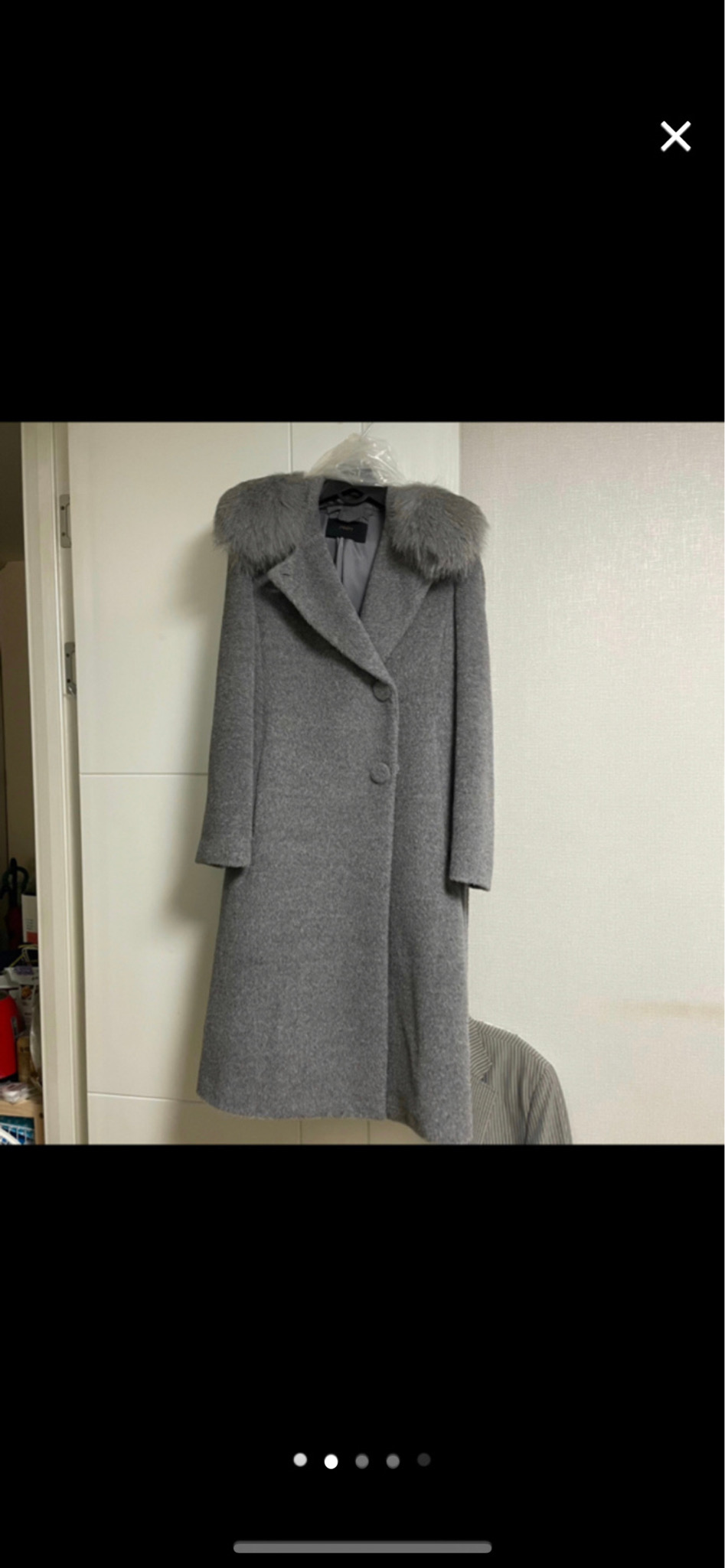 여성 지고트 수리알파카 코트