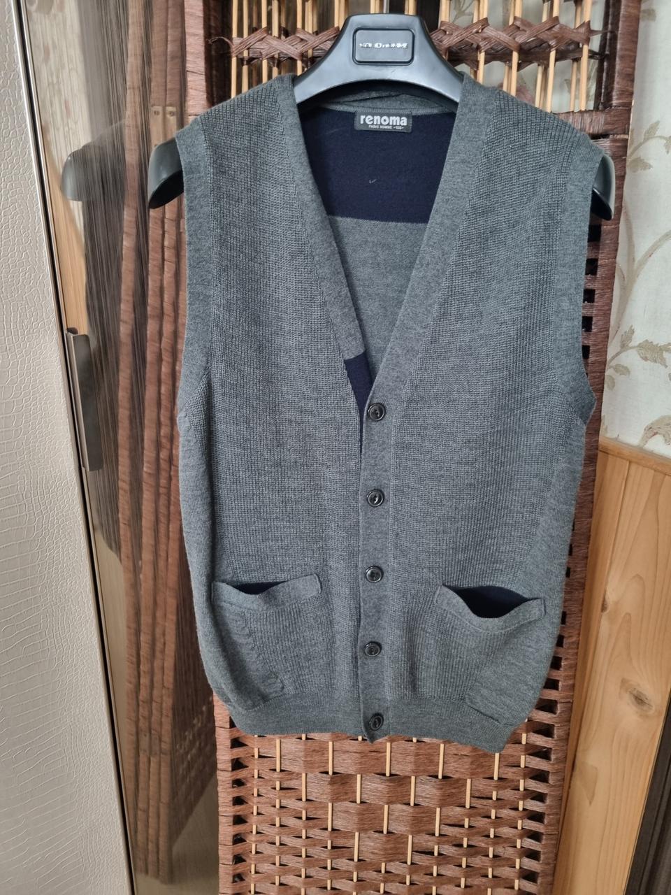 남성 레노마 조끼.100