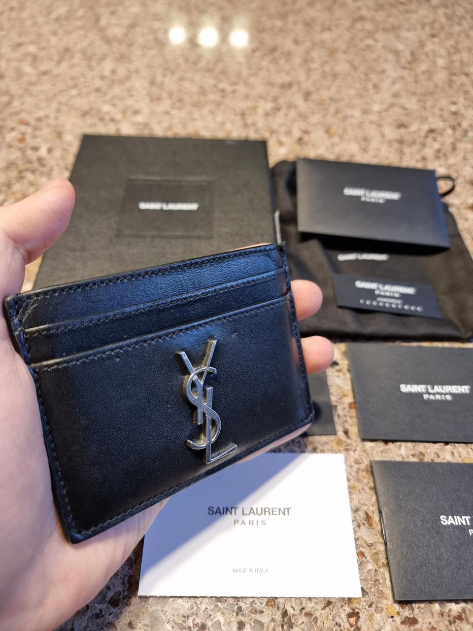 [풀구성] 생로랑 YSL 은장 카드지갑