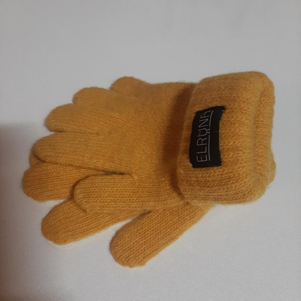 새상품)유아 손장갑 겨자색