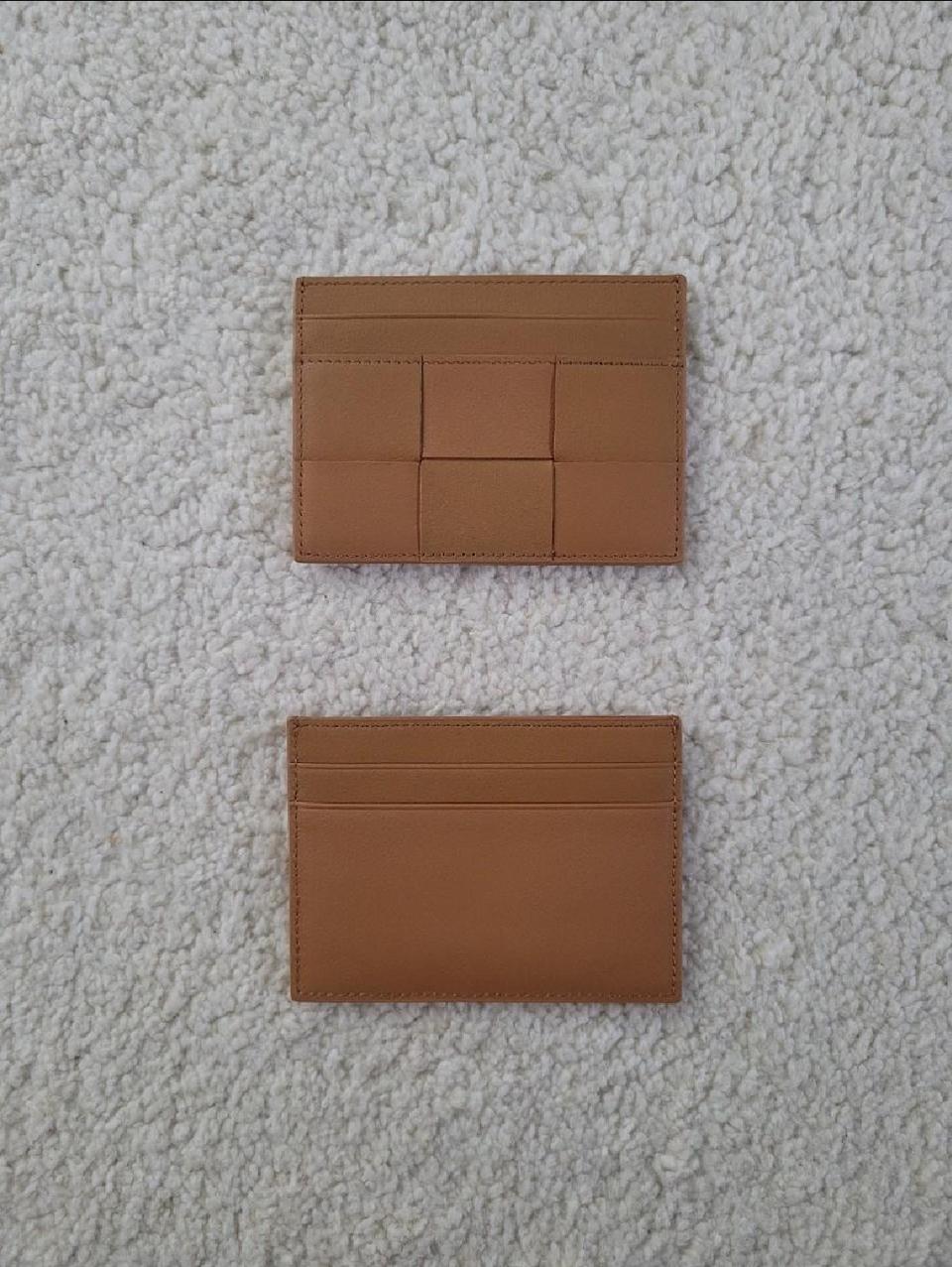 소가죽 맥시위빙카드지갑