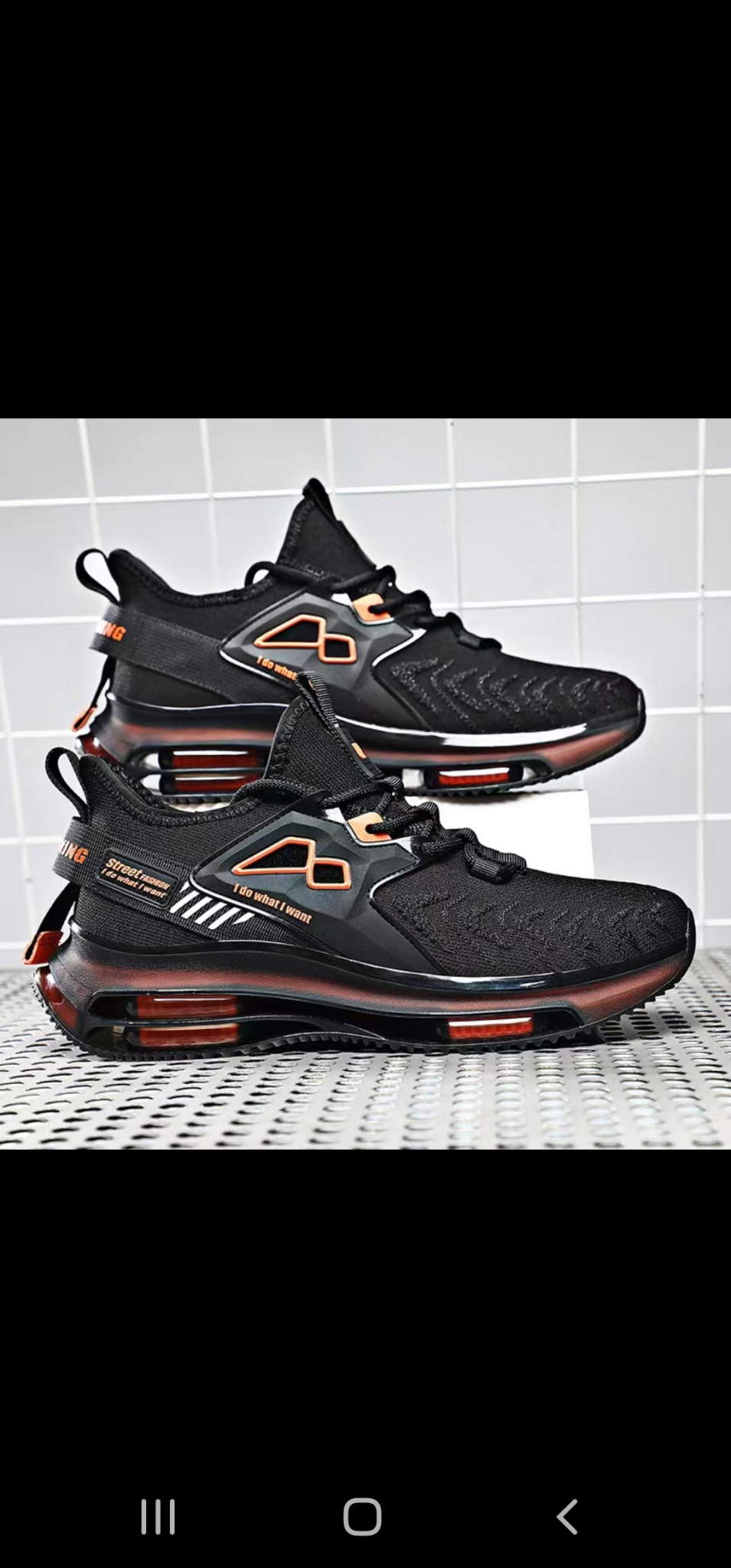 2중 에어쿠숀 운동화