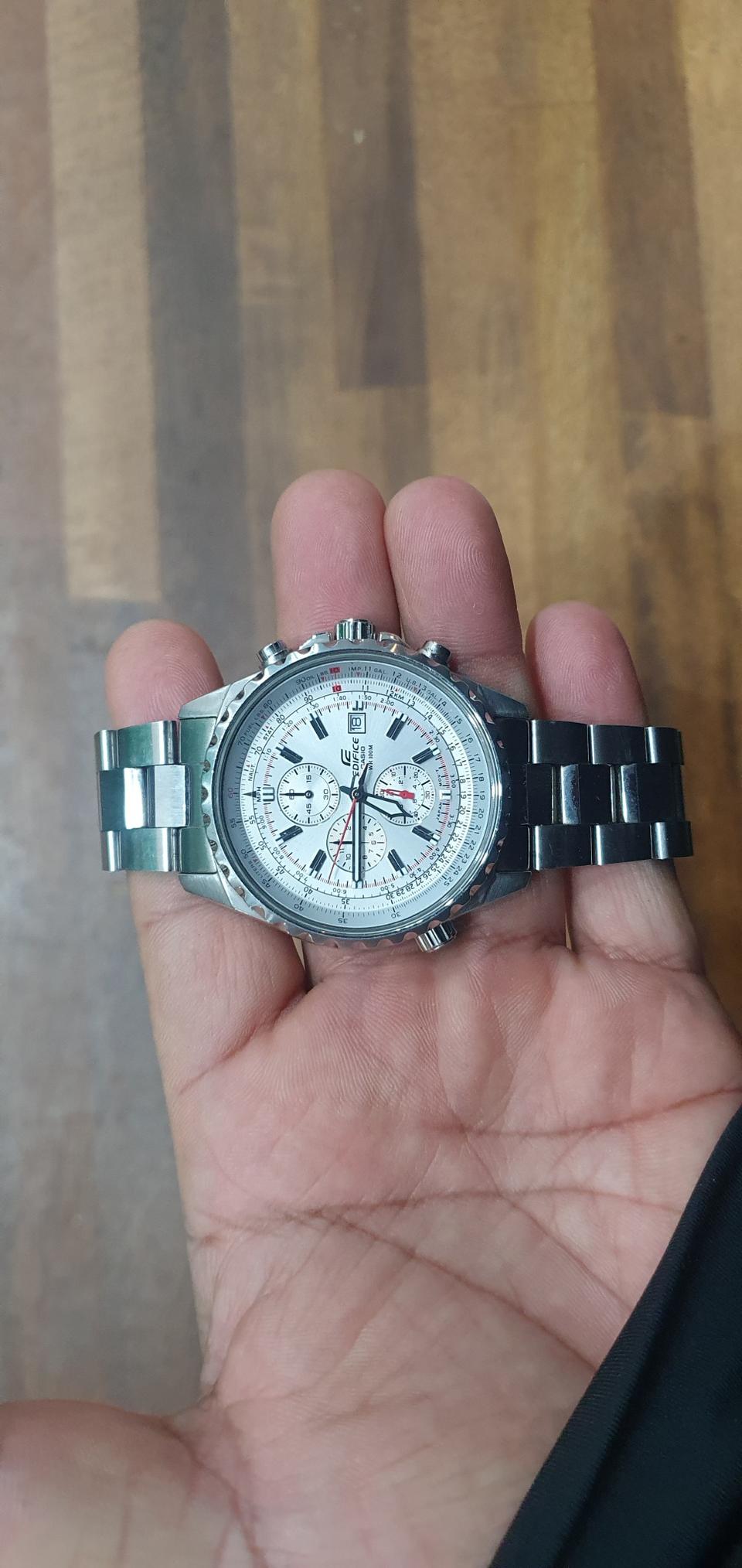 카시오 에디피스 파일럿 메탈시계