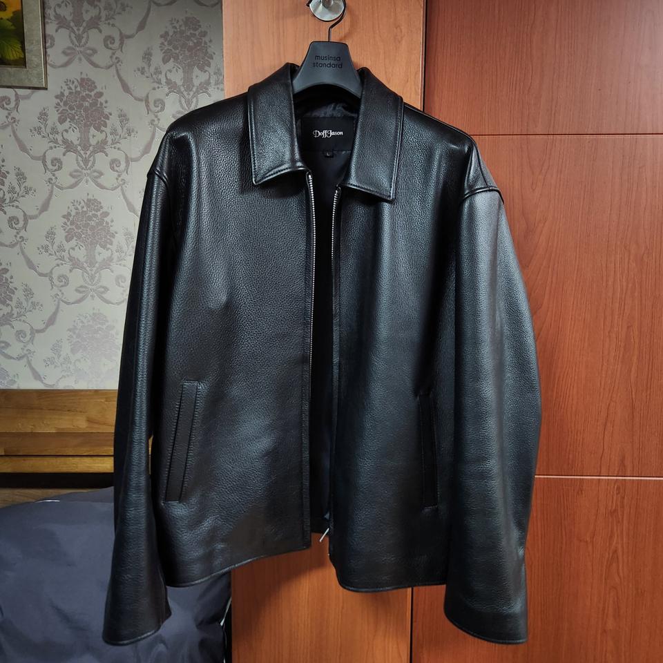 도프제이슨 카우하이드 세미오버 싱글라이더자켓 L사이즈