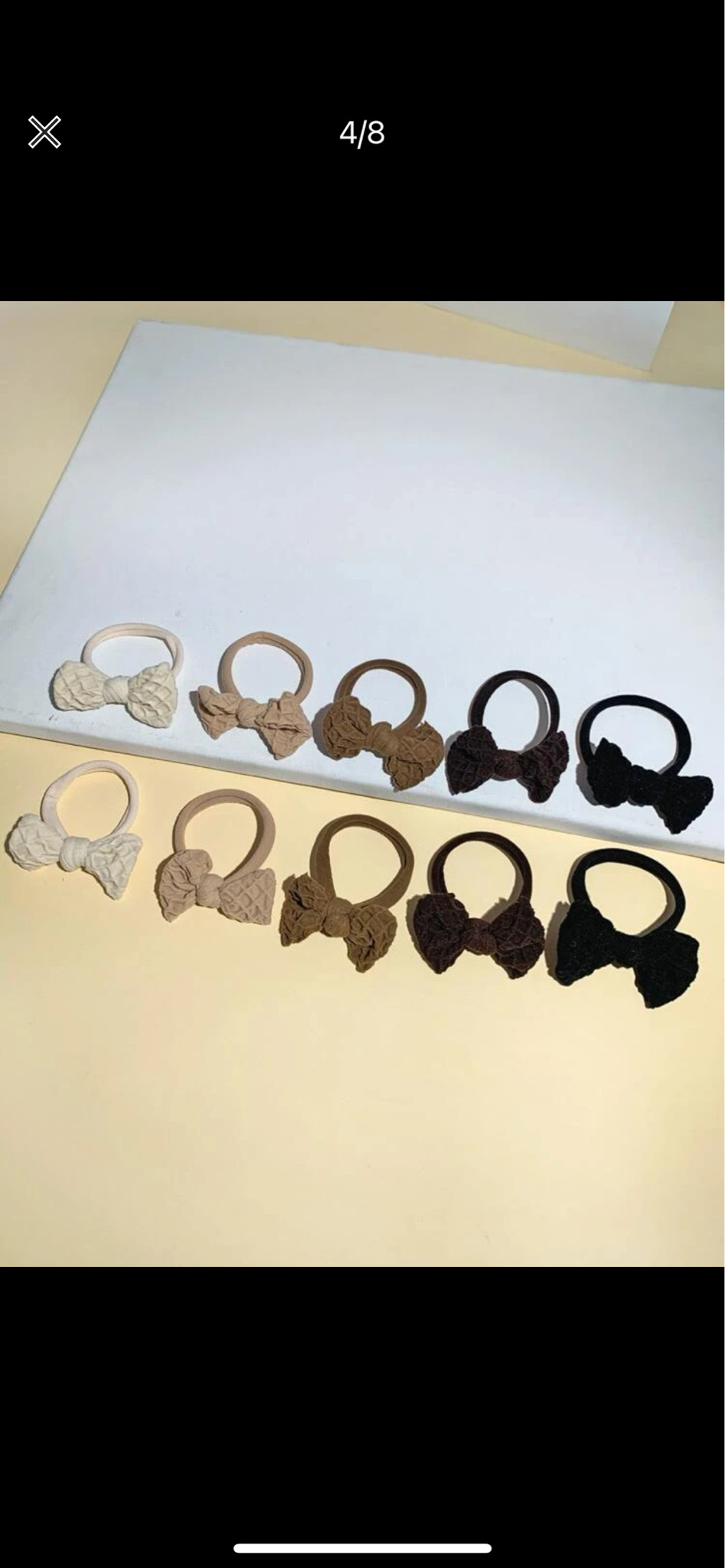 새상품)리본 머리끈 10개일괄