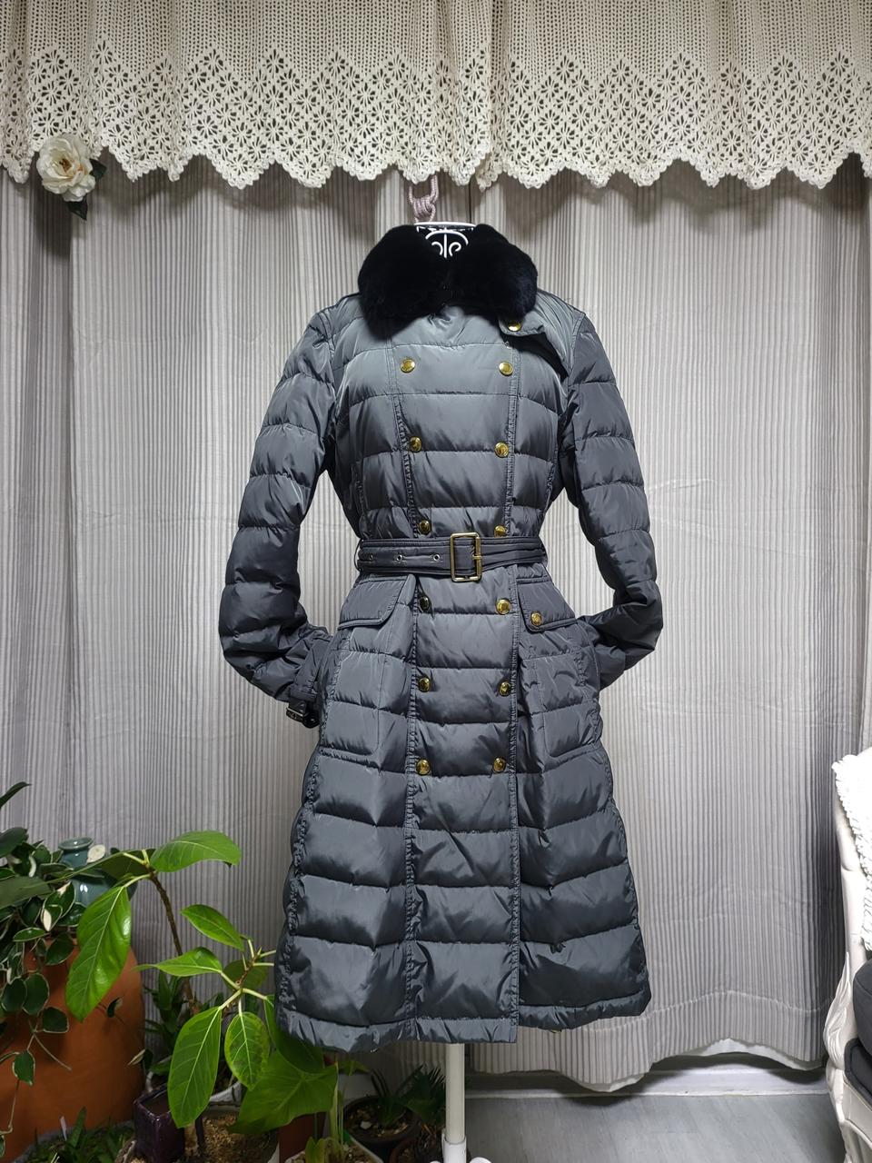 여  (L)  버버리  패딩 롱코트