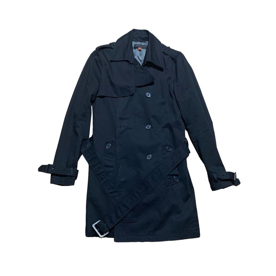 언더커버 블랙 트렌치