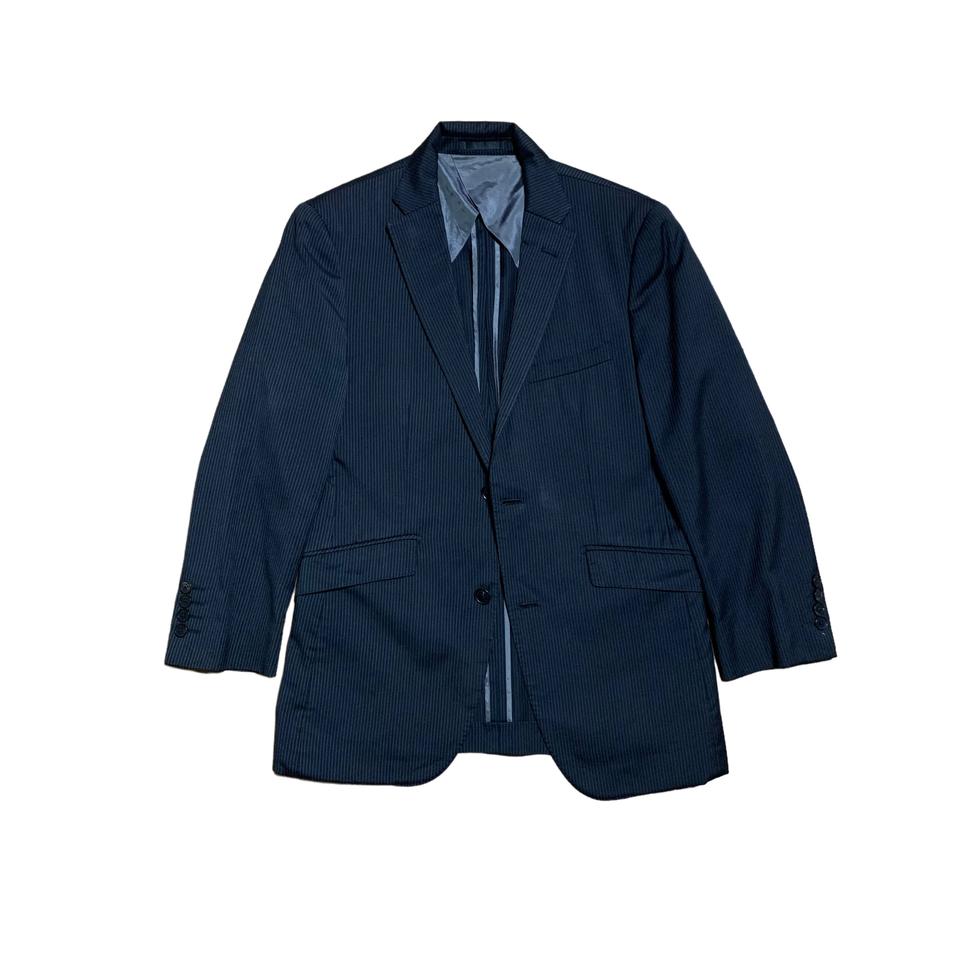 버버리 블랙라벨 스트라이프 블레이저