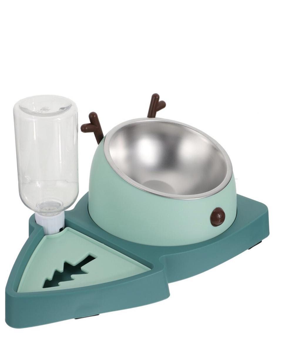 애완견 느린 먹이 그릇 자동 먹이 그릇 물 먹이 그릇 애완동물 먹이