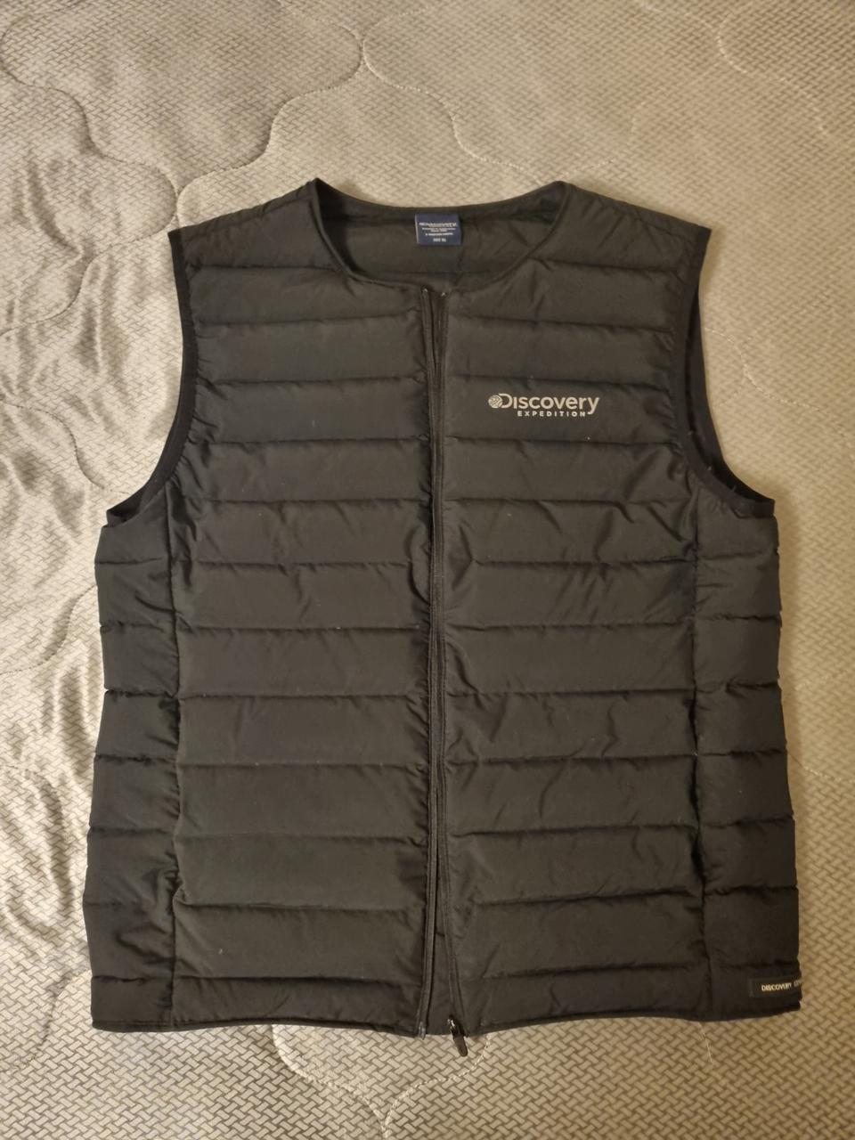 디스커버리 경량패딩 조끼(블랙)