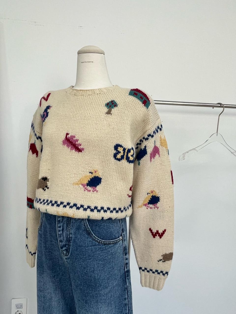 모모지엔(세일맛집) 빈티지니트 구제니트 홍콩빈티지