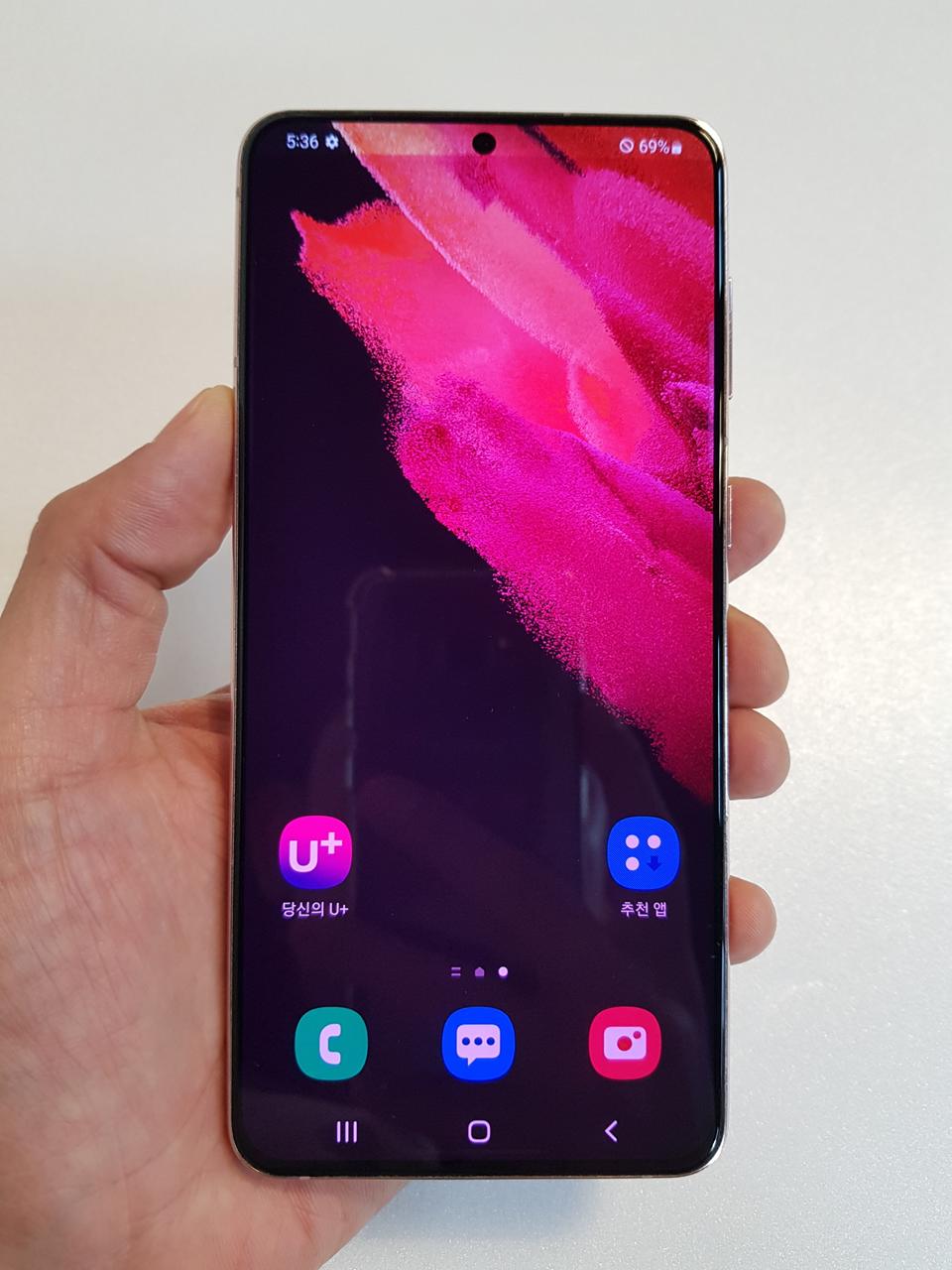 갤럭시S21플러스 핑크 256GB 중고폰 LG공기계 최저가 당일발송