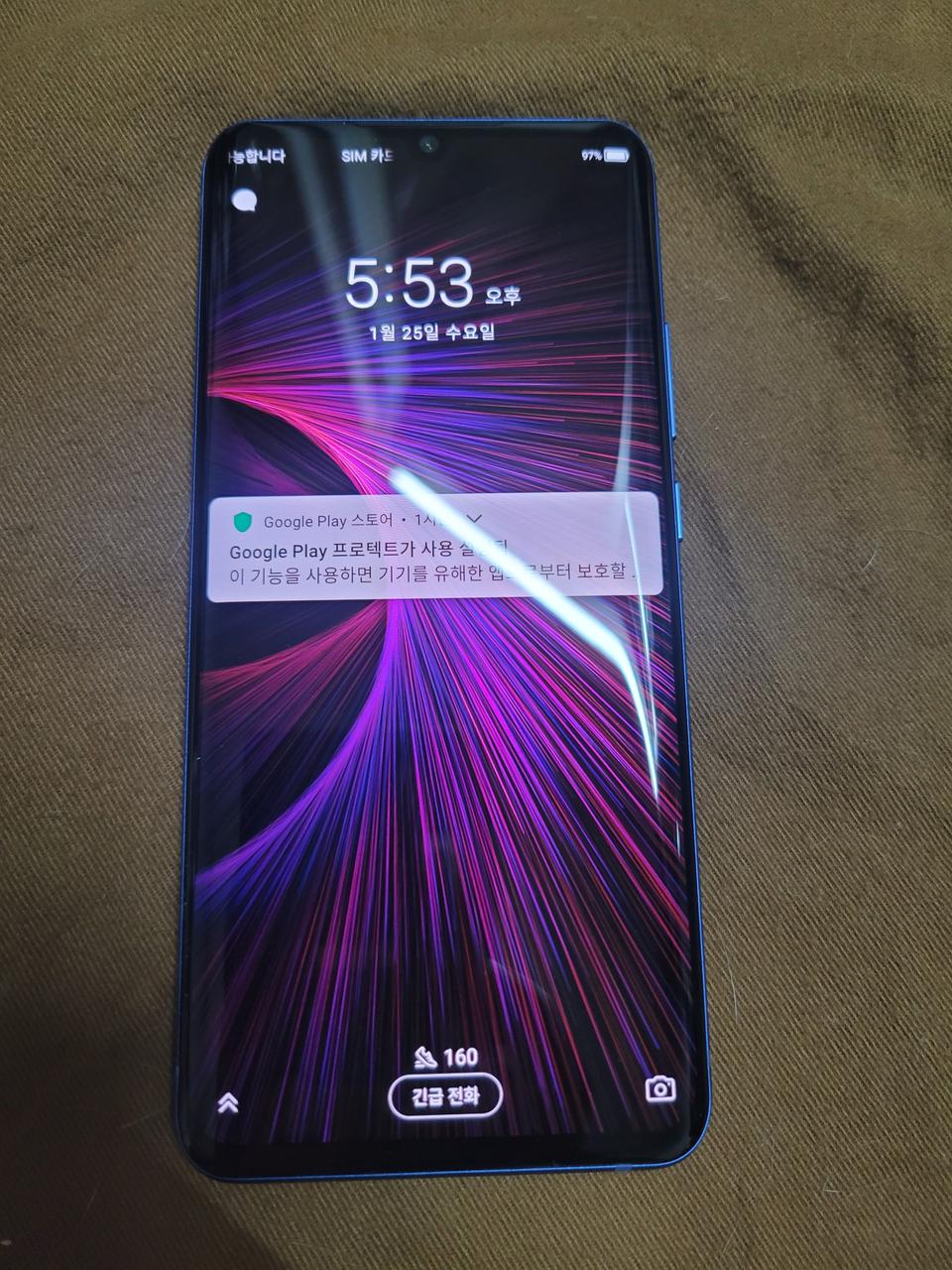 스테이지 5g  액정이상없음 a급 네고x