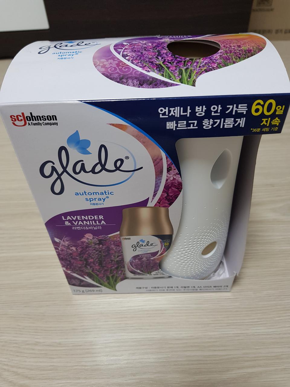 LG 그레이드 자동분사기 본품1개(라벤더 바닐라)+리필(오션이스케이프)2