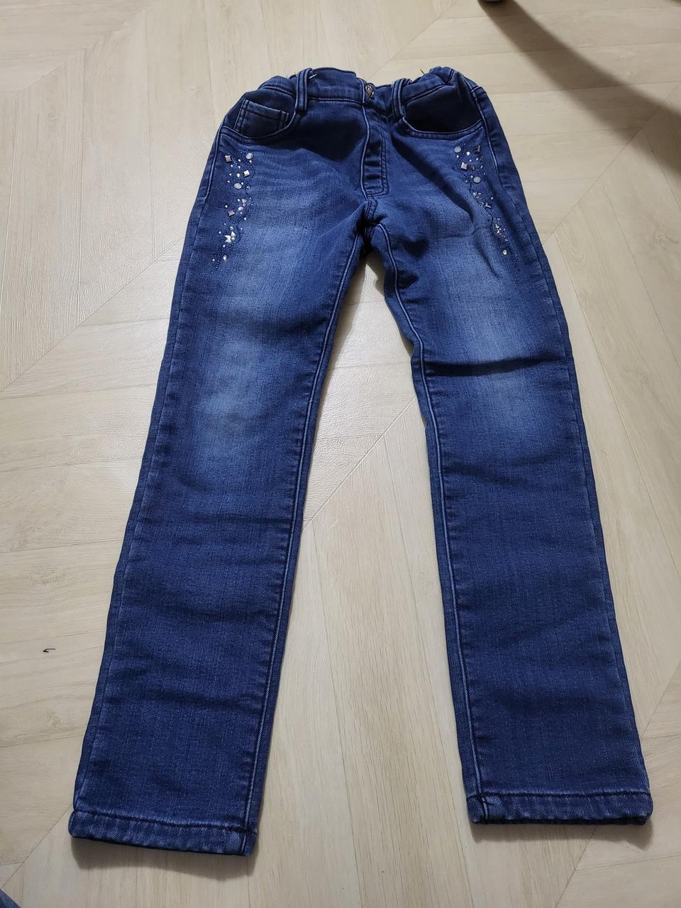 아동복 기모청바지 140