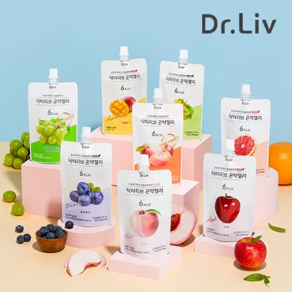 [닥터리브] 다 먹어도 6kcal 곤약젤리 30팩