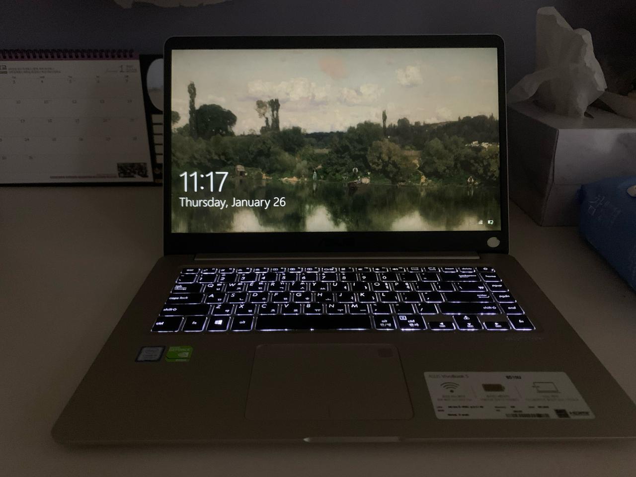 아수스 비보북 S510U i5-8th Gen ( 지문 인식 노트북 )