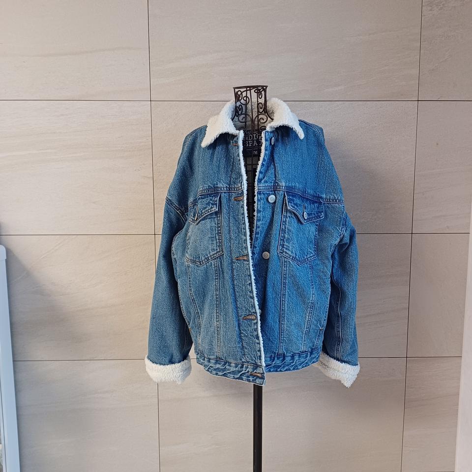 스파오 양털데님점퍼(90)M