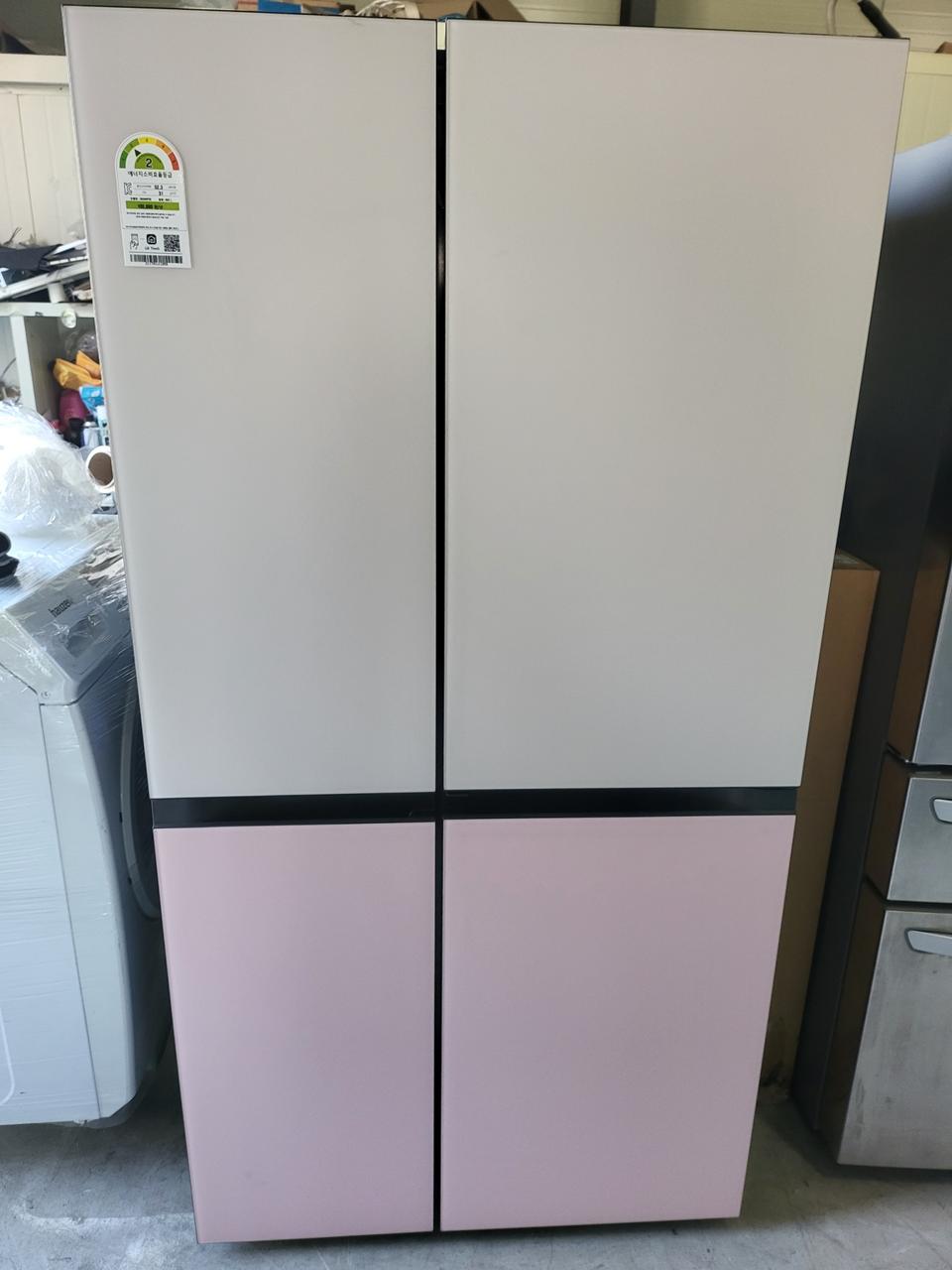 백화점모델/2022/11월 엘지 오브제컬렉션 832리터 양문냉장고