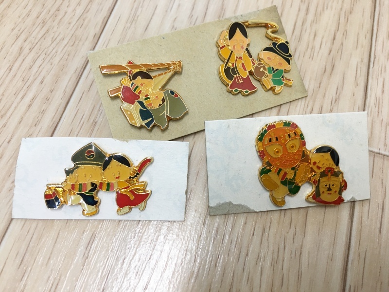 한국 전통 브러치 4종