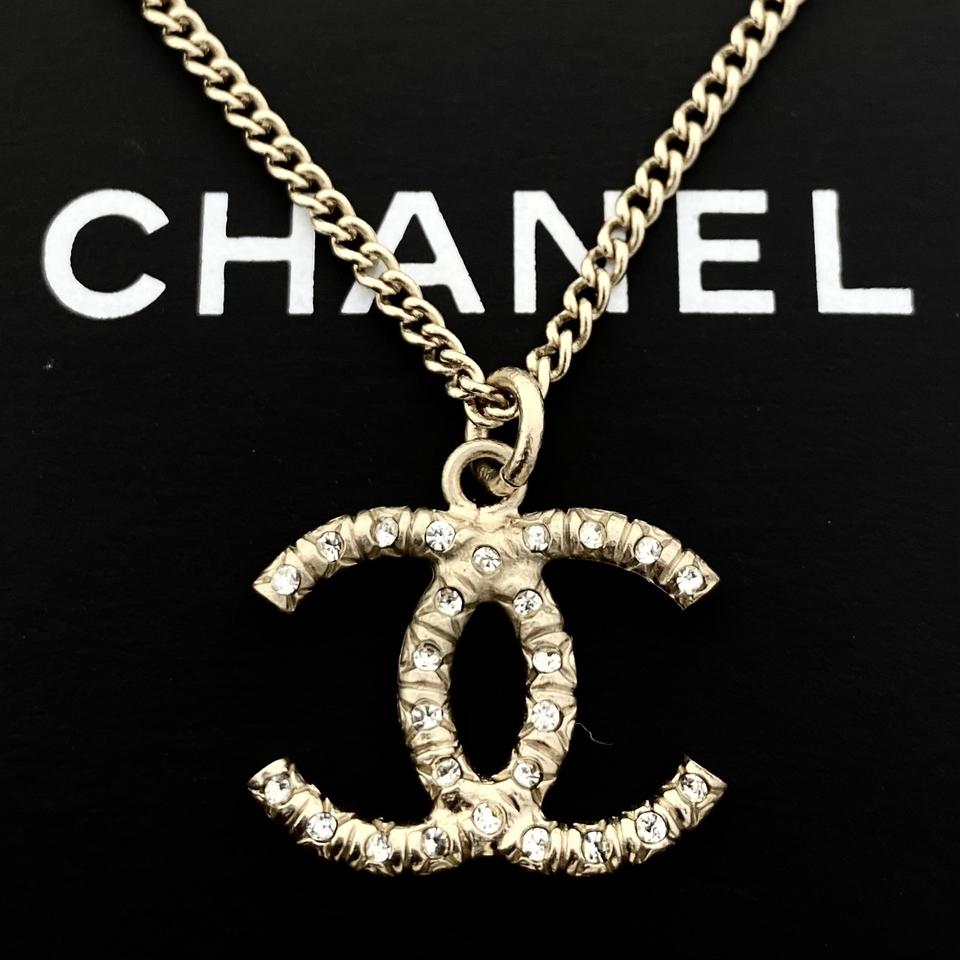 [정품] 샤넬 CC 골드 목걸이 