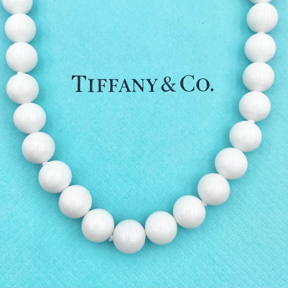 [정품] 티파니앤코 돌로마이트 비드 목걸이 