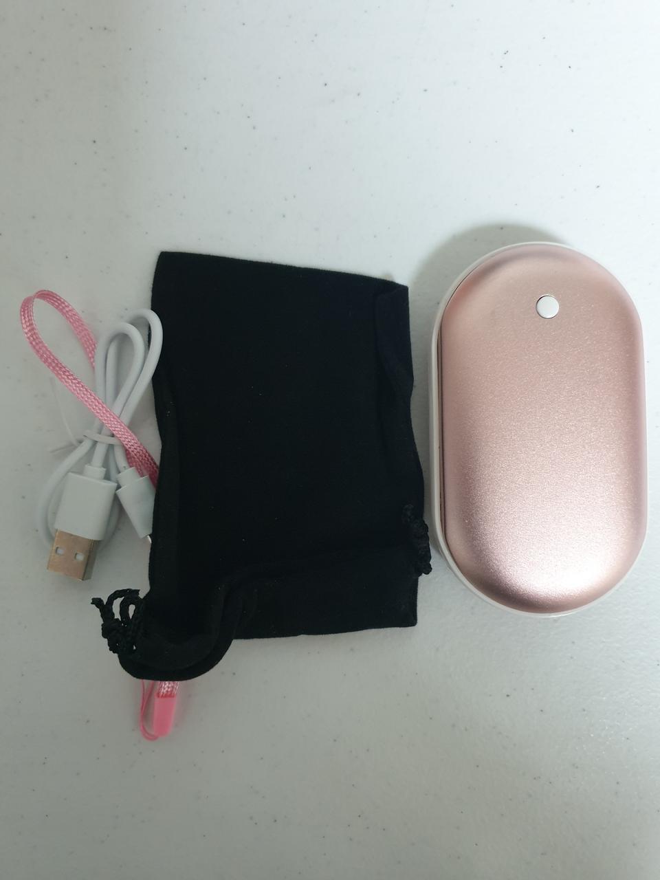 3000mA 예쁜 분홍 손난로 보조배터리[택포]