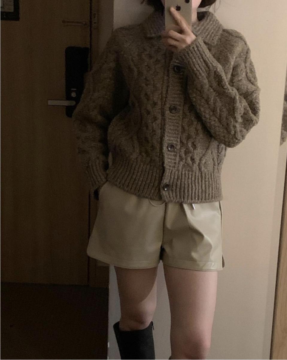 마켓 케이블가디건 마쥬 산드로 코스 셀린느