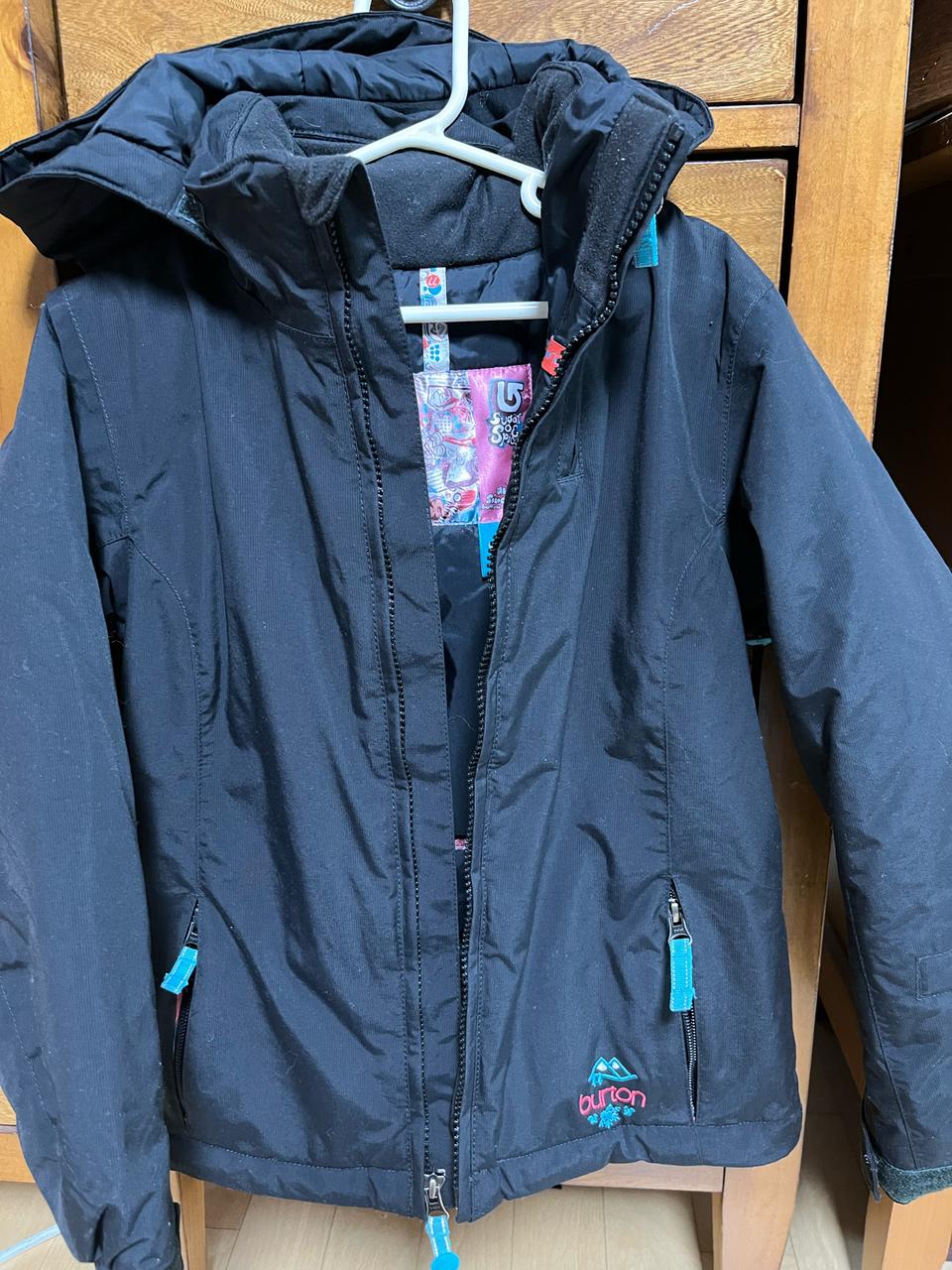 버튼 어린이 스키점퍼