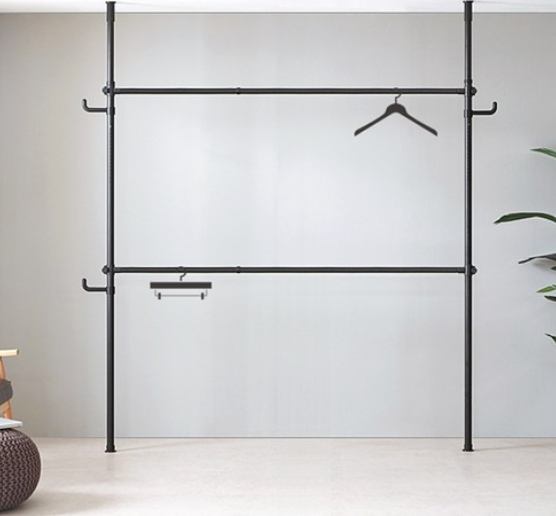 최대190*260cm 튼튼한 수납 왕 행거 높이조절 넓이조절