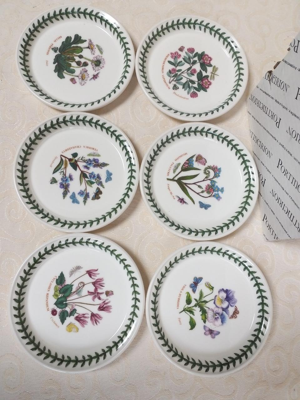 영국포트메리온 브레드접시15cm(D형)6개1박스(백화점정품  새상품)