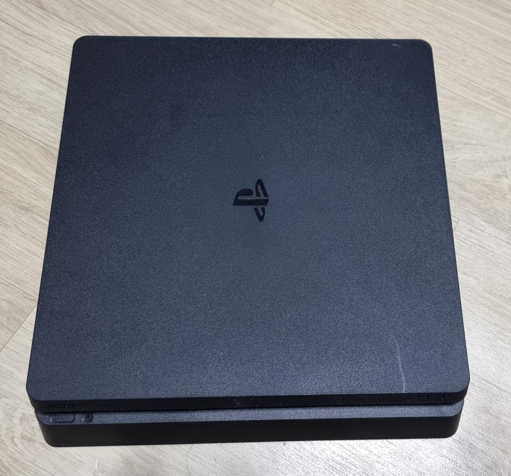 플스4슬림 제트블랙 & 2TB확장하드 겜풀셋팅