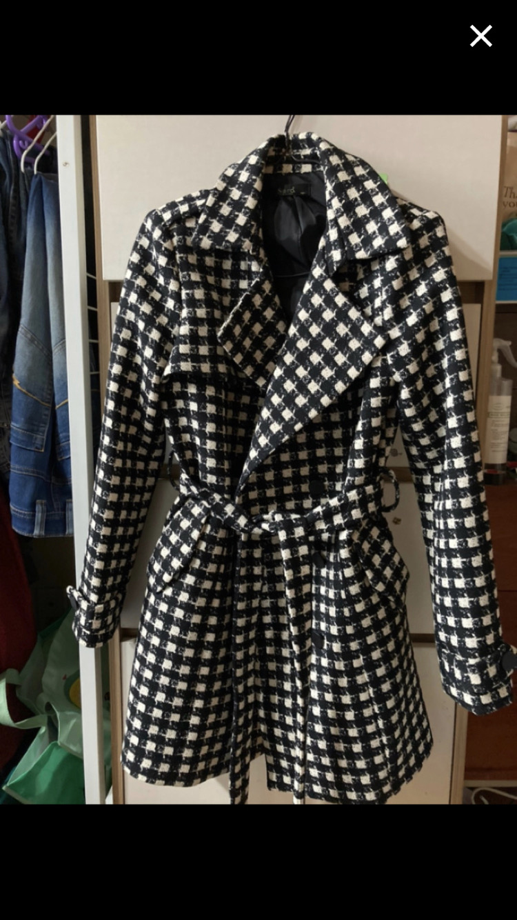 sera 봄가을체크코트