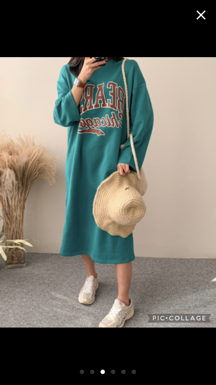 기모 맨투맨 원피스 4종