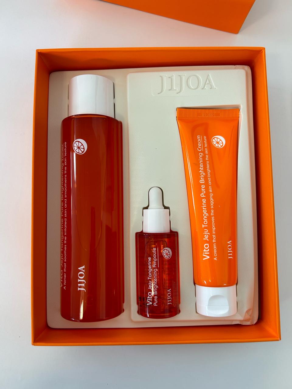 제일조아 비타 제주감귤 퓨어 브라이트닝 스킨케어 3종 세트