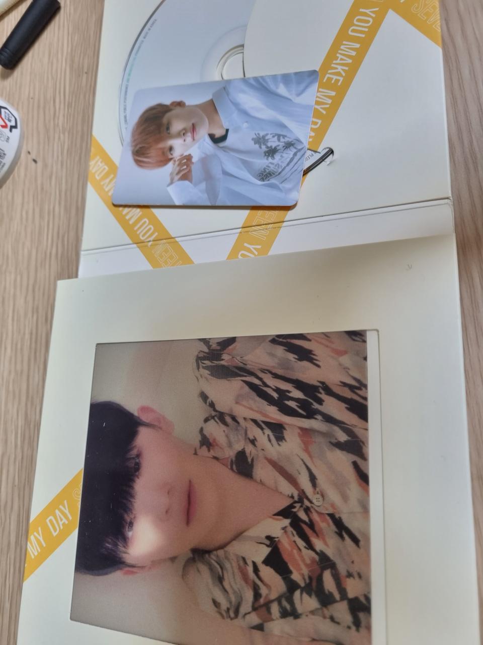 세븐틴 어쩌나 앨범  랜티큘러 우지,포카 정한