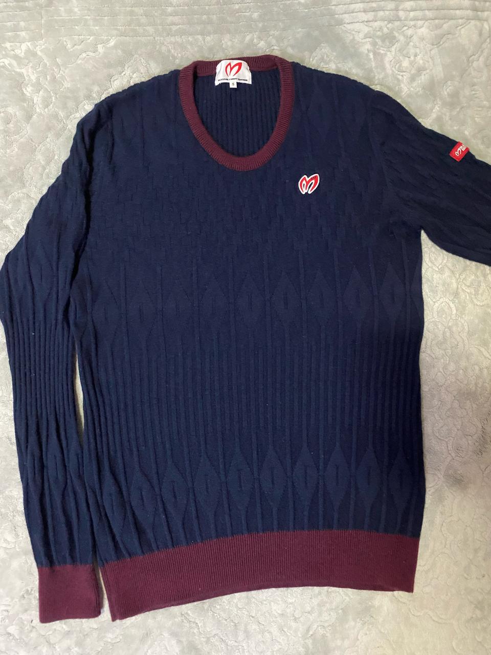 마스터바니 니트 캐시미어 모 혼방