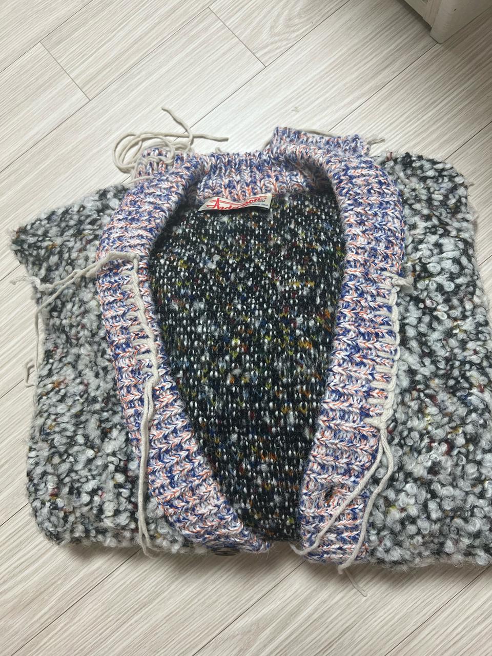 앤더슨벨 밀톤 헤비 울 가디건