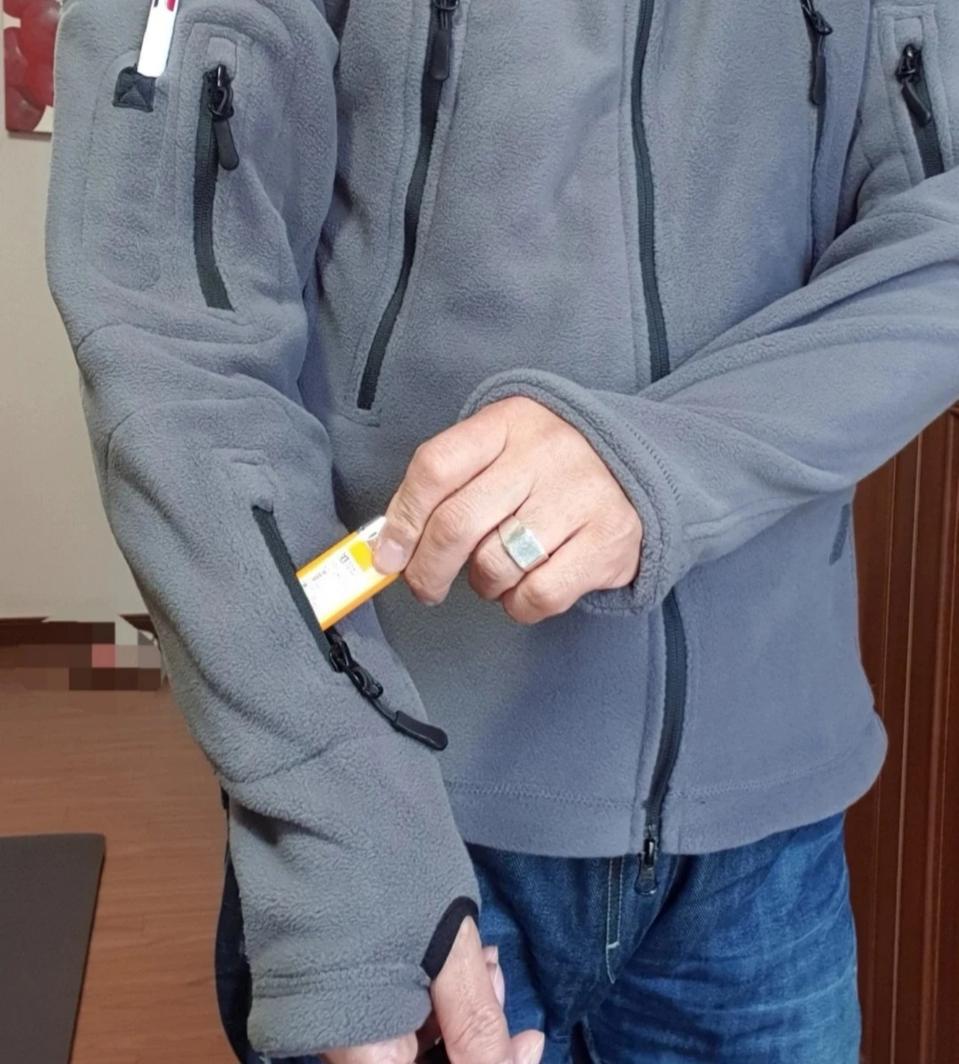 밀리터리 방한 플리스 집업 후드 회색 한국사이즈 100