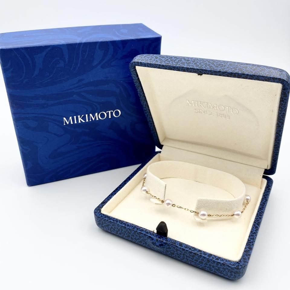 [정품] 미키모토 18K 진주 팔찌