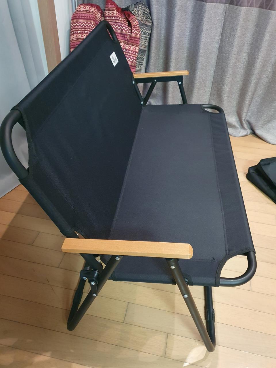 노스피크 2인용 캠핑의자