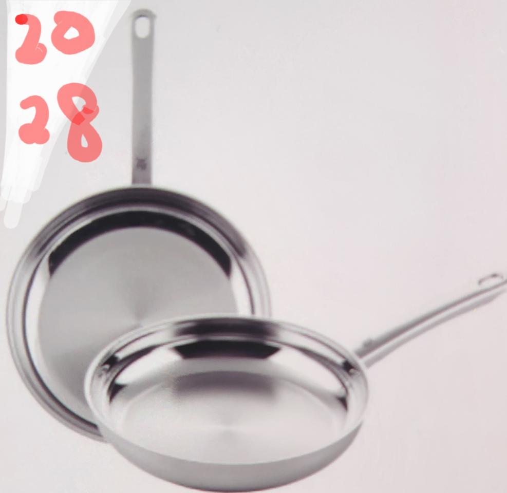 WMF 페이버릿 후라이팬 프라이팬 2종 세트20. 28센치의 2종입니